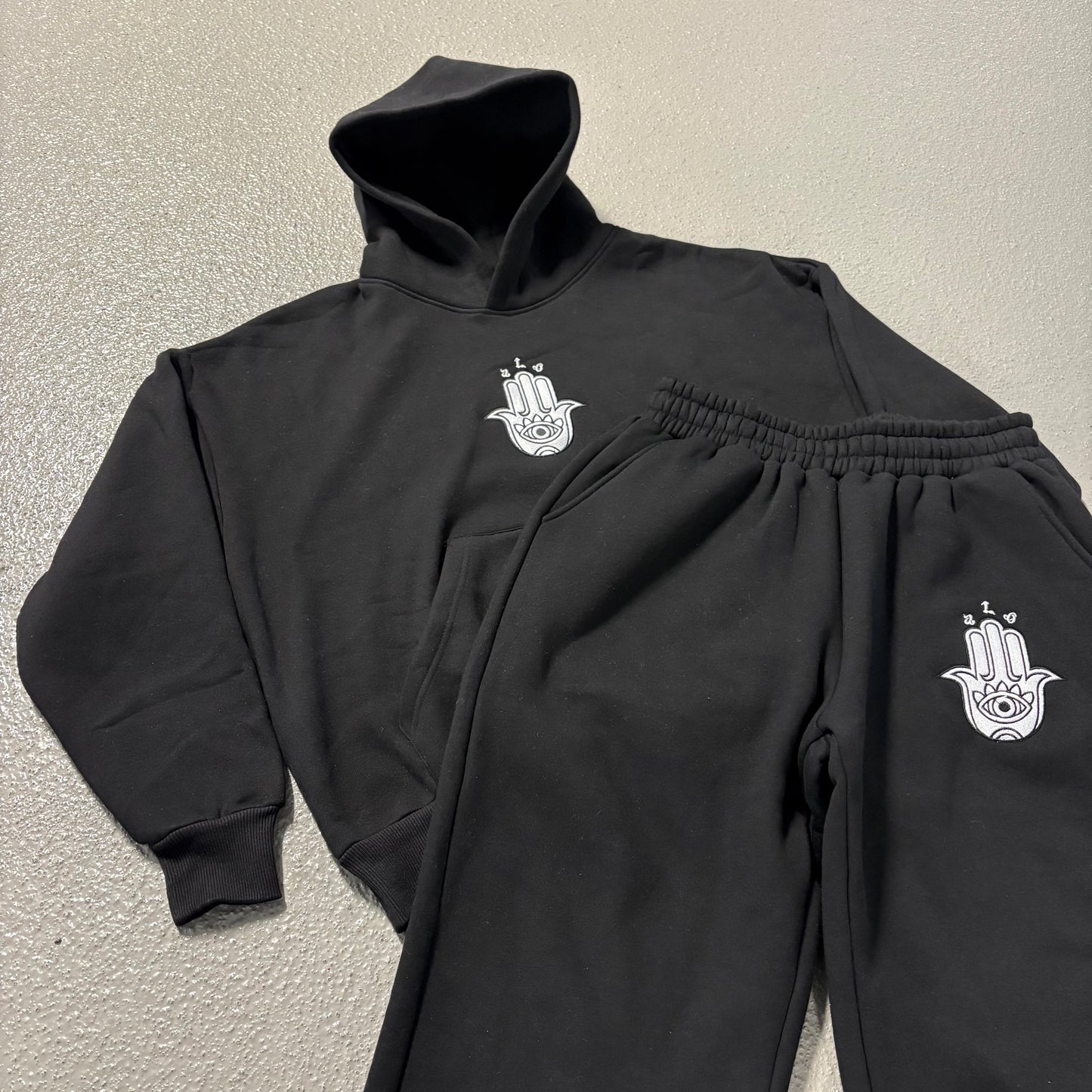 Alo black tracksuit