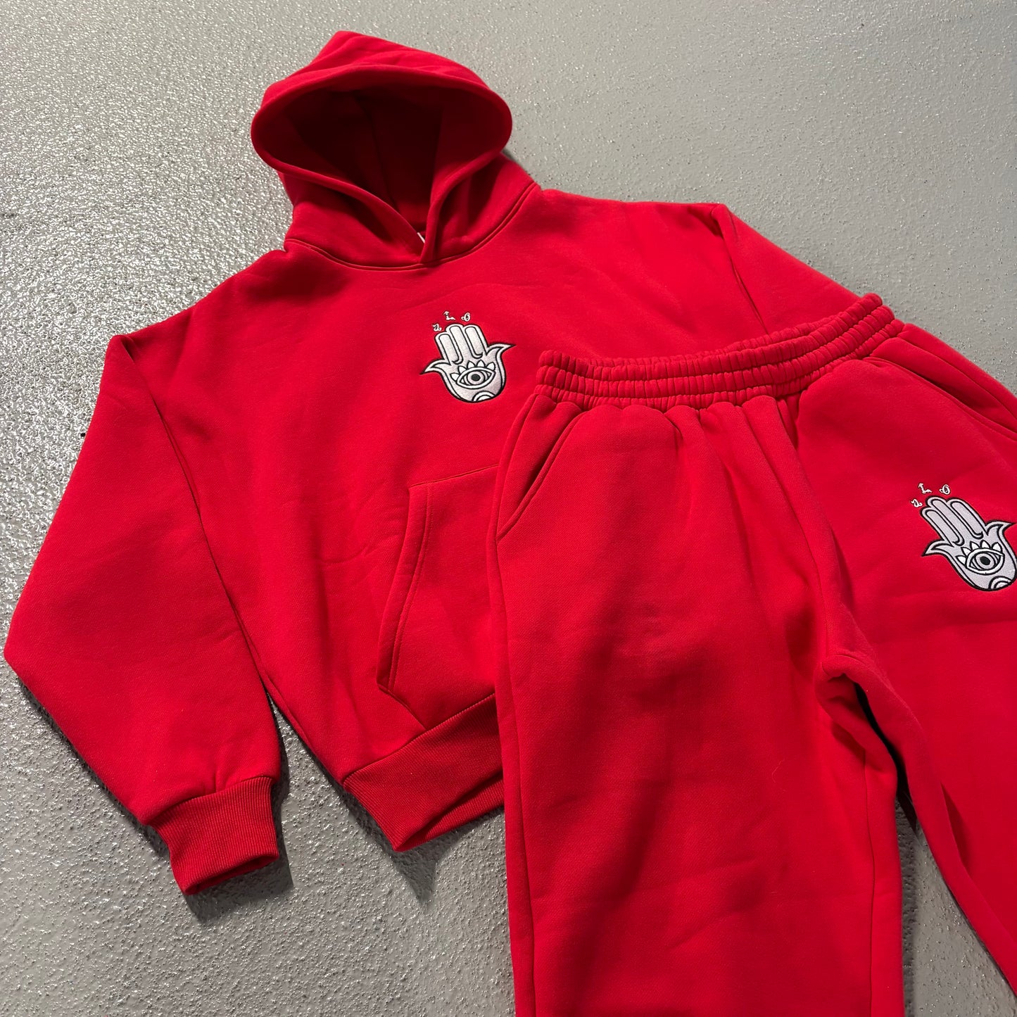 Alo red tracksuit